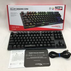 ▼▼ HyperX ALLOY ORIGINS CORE 日本語配列 メカニカルゲーミングキーボード HK-KB7RDX Aランク