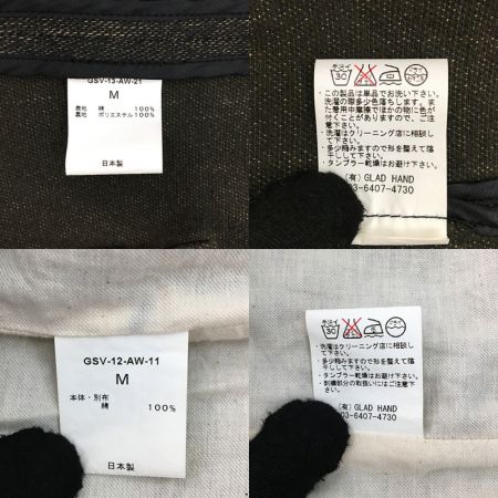  GANGSTERVILLE ギャングスタービル メンズ ジャケット ベスト付き Mサイズ グレー