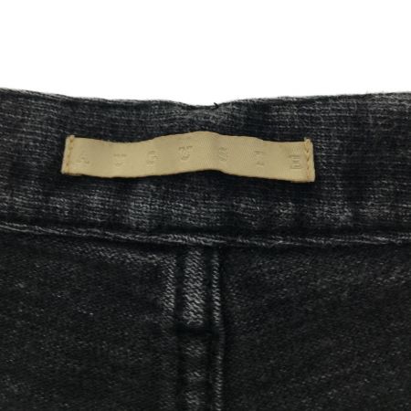  AUGUSTE メンズ 天竺 ストレッチ コットン パンツ L グレー