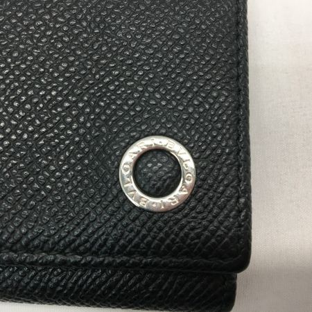  BVLGARI ブルガリ メンズ キーケース 6連  282234 ブラック