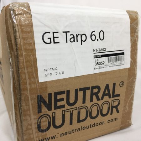  NATURAL OUTDOOR ニュートラルアウトドア GEタープ 6.0 NT-TA02