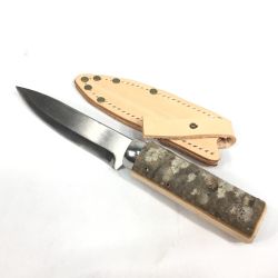 ▼▼  アウトドア キャンプ ナイフ 上溝桜柄小刀 4寸 (3) Aランク