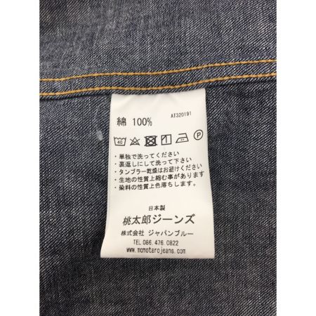  JAPAN BLUE co.,ltd 桃太郎ジーンズ メンズ デニムシャツ 長袖 38 ブルー