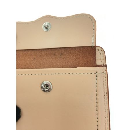  KC,s 二つ折り財布 レザー アゲハ蝶