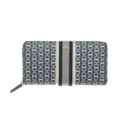 ▼▼ TORY BURCH トリーバーチ ジェミニ リンク 55311 0219 コンチネンタル ウォレット Aランク