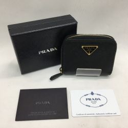 ▼▼ PRADA プラダ レディース サフィアーノ  1MM268 ブラック Bランク