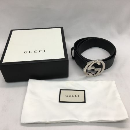  GUCCI グッチ メンズ GGスプリームキャンバス インターロッキングG 411924 ブラック