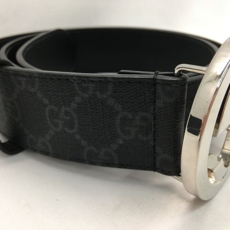  GUCCI グッチ メンズ GGスプリームキャンバス インターロッキングG 411924 ブラック