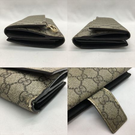  GUCCI グッチ レディース長財布 GG PIERCE 212104 2067 グレー