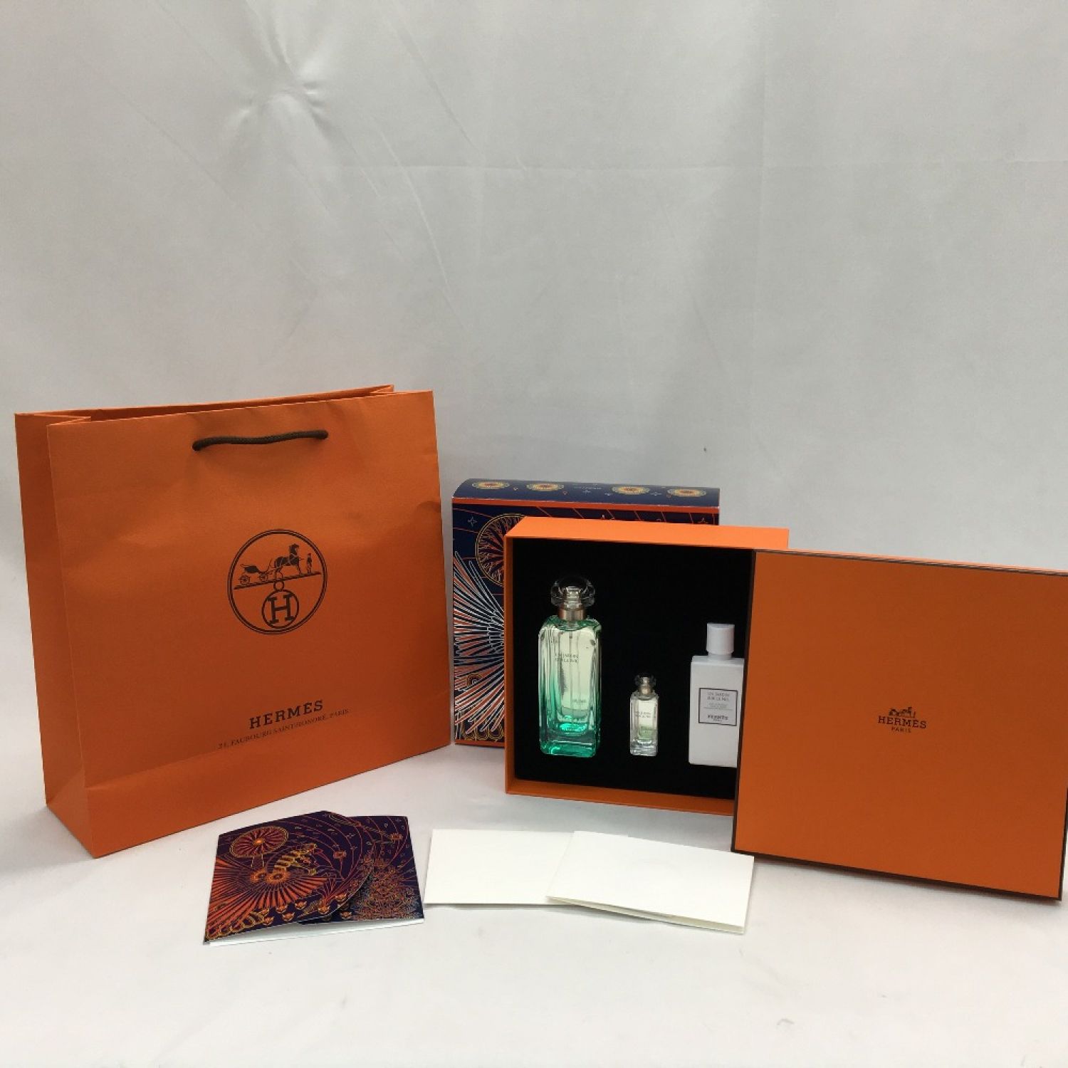 中古】 HERMES エルメス ナイルの庭 オードトワレ 100ml＆7.5ml