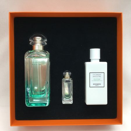  HERMES エルメス ナイルの庭 オードトワレ 100ml＆7.5ml ローション80ml/3点セット