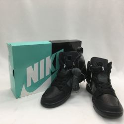 ▼▼ NIKE ナイキ メンズスニーカー ナイキ エスビー ズーム ダンク ハイ プロ タグ付き BV1052-001 ブラック Aランク