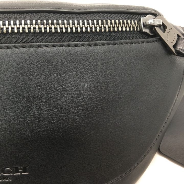 COACH コーチ アウトレット メンズバッグ ボディバッグ ウエストポーチ F84710 ブラック｜中古｜なんでもリサイクルビッグバン