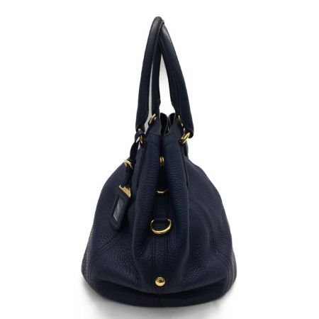  PRADA プラダ 2WAY ショルダーバッグ トートバッグ BN2792 ネイビー