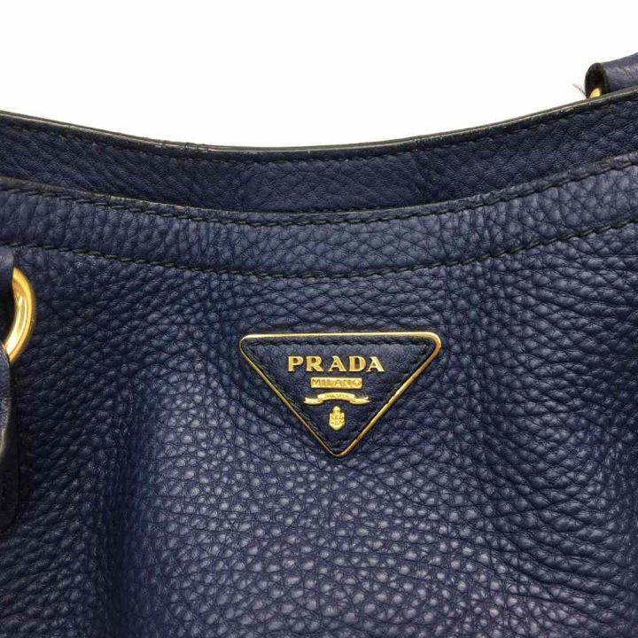 PRADA プラダ 2WAY ショルダーバッグ トートバッグ BN2792 ネイビー｜中古｜なんでもリサイクルビッグバン