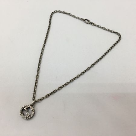  GUCCI グッチ インターロッキングGトップ SILVER925 チェーン ネックレス 2699VI