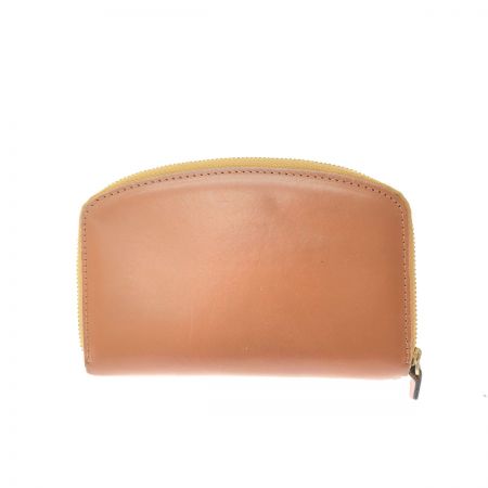 Somes Saddle ソメスサドル ユニセックス 二つ折り財布 ラウンドファスナー アーチ型  ブラウン