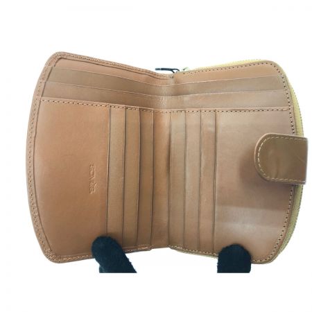  Somes Saddle ソメスサドル ユニセックス 二つ折り財布 ラウンドファスナー アーチ型  ブラウン