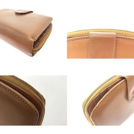  Somes Saddle ソメスサドル ユニセックス 二つ折り財布 ラウンドファスナー アーチ型  ブラウン