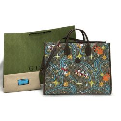 ▼▼ GUCCI グッチ ×DISNEY ドナルドダック トートバッグ 650037 Aランク