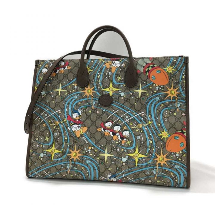 GUCCI グッチ ×DISNEY ドナルドダック トートバッグ 650037｜中古 