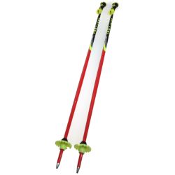 ▼▼ LEKI レキ スキー 競技用ストック WORLDCUP ワールドカップ 117cm-47  イエロー x レッド Bランク