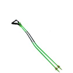 ▼▼ KOMPERDELL コンパーデル コンパーデルスキー競技用ポール ストック CARBON200＋ 125cm グリーン Bランク