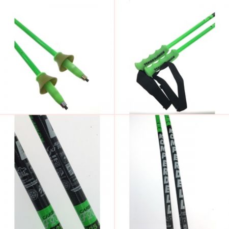  KOMPERDELL コンパーデル コンパーデルスキー競技用ポール ストック CARBON200＋ 125cm グリーン