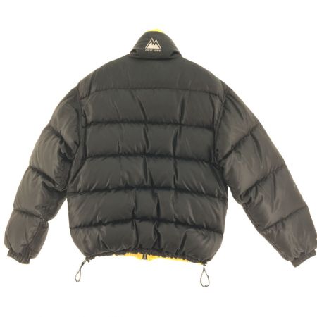  FIRSTDOWN メンズ ダウンジャケット リバーシブル  ブラック×イエロー