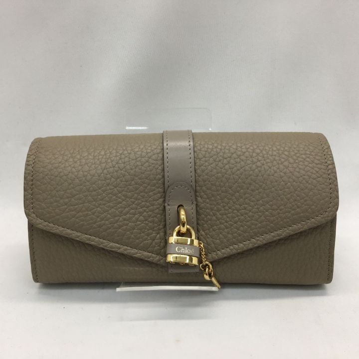 Chloe クロエ レディース 二つ折り長財布 ABY C24KYK チャーム付 CHC20SP313B7123W  ライトグレー｜中古｜なんでもリサイクルビッグバン