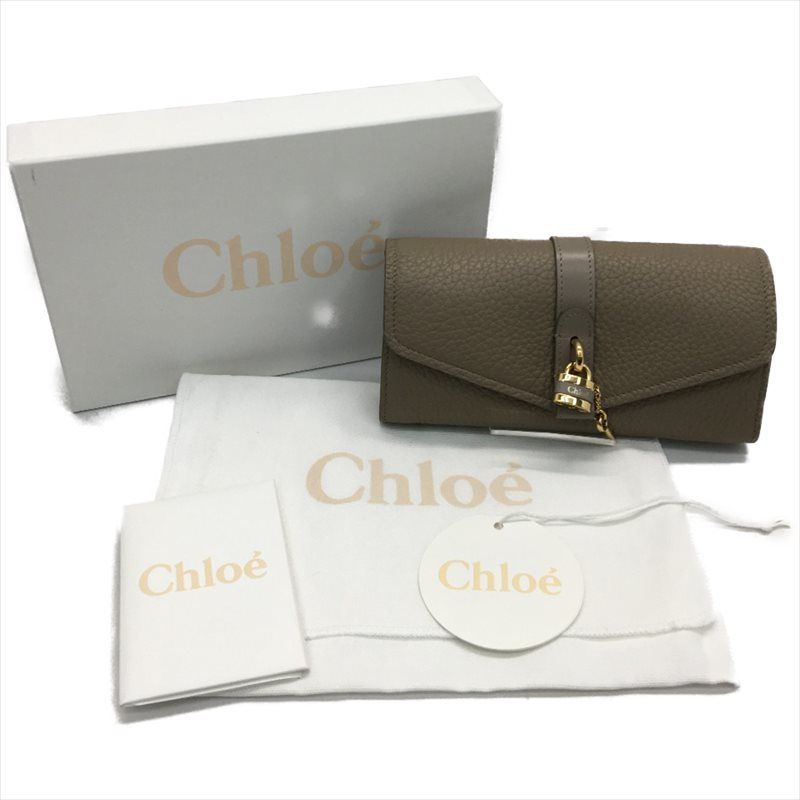 中古】 Chloe クロエ レディース 二つ折り長財布 ABY C24KYK チャーム