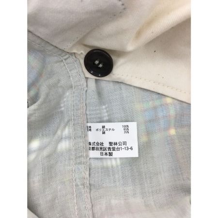  BLUE BLUE ブルーブルー メンズ 聖林公司 パッチワーク ワークパンツ 30 タグ付き ネイビー