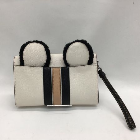 【中古】 COACH コーチ ベアシリーズ 2WAYバッグ パンダクロス