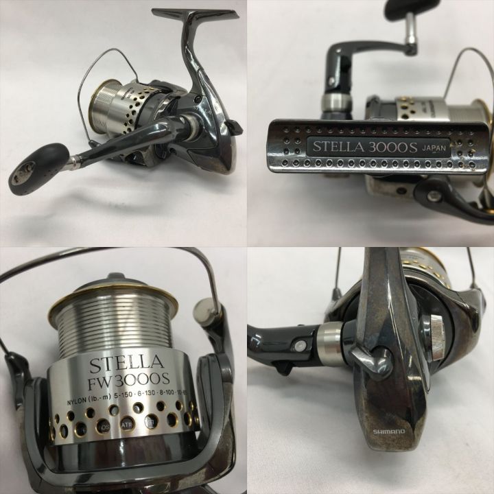 SHIMANO シマノ スピニングリール シングルハンドル 01'ステラ FW3000S FW4000スプール付 FW3000S  SC78F030｜中古｜なんでもリサイクルビッグバン