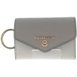 ▼▼ MICHAEL KORS マイケルコース コインケース付キーケース JET SET CHARM ベージュ Aランク