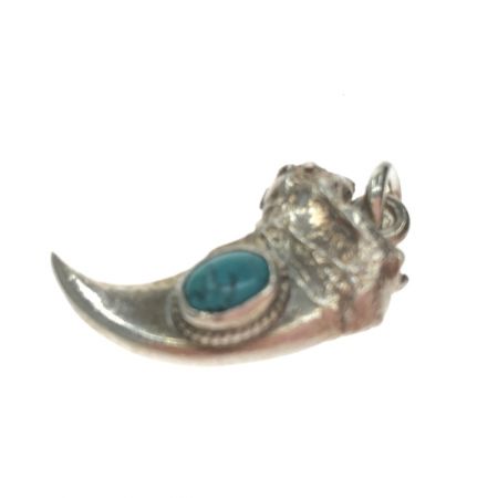  First Arrows メンズアクセサリー ペンダントトップ ベアクロー ターコイズ付