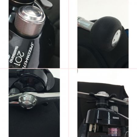  SHIMANO シマノ ベイトリール 夢屋ハンドル 保存袋付属 06スピードマスター201 ハンドル02065