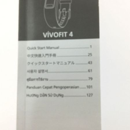  GARMIN デジタルウォッチ　活動量計 GARMIN vivofit4