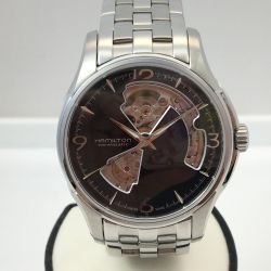 ▼▼ HAMILTON ハミルトン メンズ腕時計 自動巻き ジャズマスター ビューマチック オープンハート H325650 Aランク