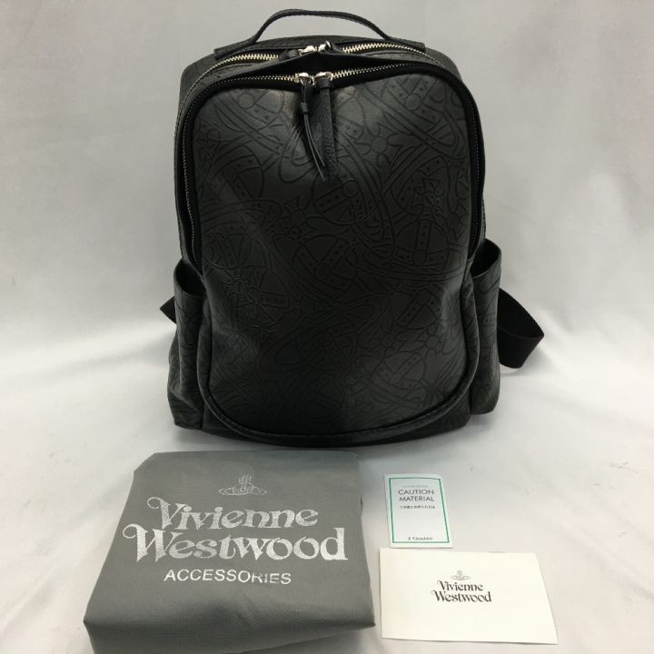 Vivienne Westwood ヴィヴィアン・ウエストウッド ユニセックス リュック アーサー ブラック｜中古｜なんでもリサイクルビッグバン