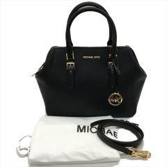  MICHAEL KORS マイケルコース レディース 2WAYバッグ  35T0GCFS3L ブラック Aランク