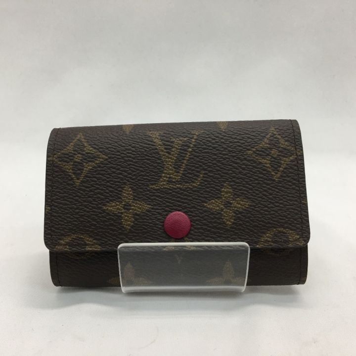 LOUIS VUITTON ルイヴィトン モノグラム キーケース ミュルティクレ6 イニシャル入 フューシャ M60701 ｜中古｜なんでもリサイクルビッグバン