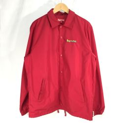 ▼▼ Supreme シュプリーム ゴンズロゴ コーチジャケット SIZE M レッド Aランク
