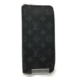 ▼▼ LOUIS VUITTON ルイヴィトン 長財布 モノグラム・エクリプス ジッピーウォレット・ヴェルティカル M62295 Aランク