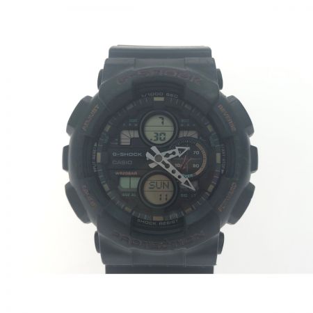  CASIO カシオ メンズ腕時計 デジアナウォッチ クオーツ G-SHOCK Gショック  GA-140 ブラック＆マルチカラー