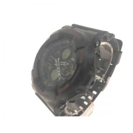  CASIO カシオ メンズ腕時計 デジアナウォッチ クオーツ G-SHOCK Gショック  GA-140 ブラック＆マルチカラー