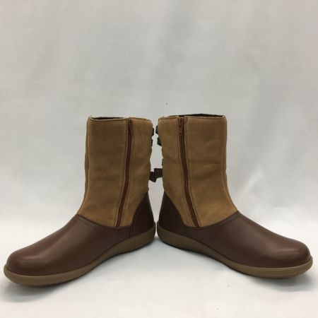  アキレス ソルボ 403 レディースブーツ SIZE24 SRL4030 ダークブラウン/キャメル