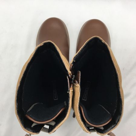  アキレス ソルボ 403 レディースブーツ SIZE24 SRL4030 ダークブラウン/キャメル