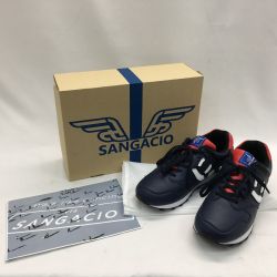▼▼ SANGACIO 手作りスニーカー 限定240足 にゅ～ず 24h Le Mans SIZE27 ネイビー Aランク