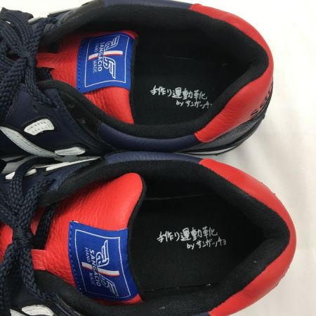  SANGACIO 手作りスニーカー 限定240足 にゅ～ず 24h Le Mans SIZE27 ネイビー